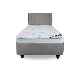 Кровать "Жардин Соул Граунд 06" серый (90*200 см) 